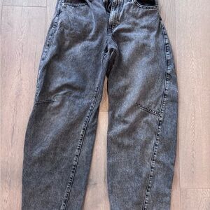 Levi's Black Barrel Leg Cinch Jean